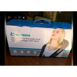 Mo Cuishle Shiatsu Back Shoulder and Neck Massager with Heat, Electric. New